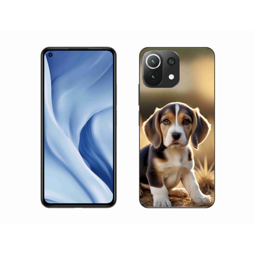 Gél borító mmCase a Xiaomi 11 Lite 5G NE számára - aranyos beagle