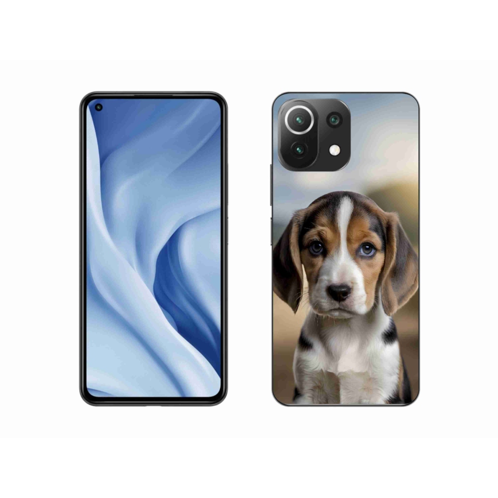 Gél borító mmCase a Xiaomi 11 Lite 5G NE számára - aranyos beagle