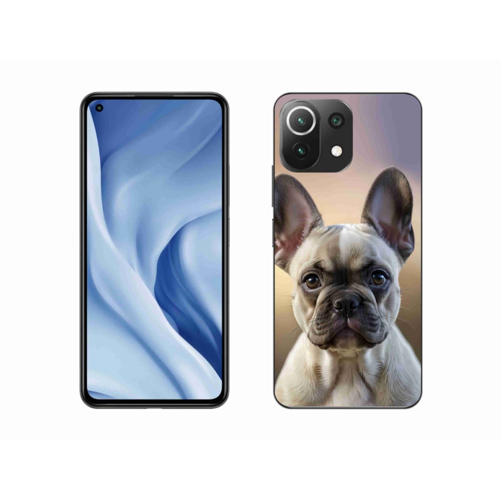 Gélburkolat mmCase a Xiaomi 11 Lite 5G NE számára - aranyos francia bulldog