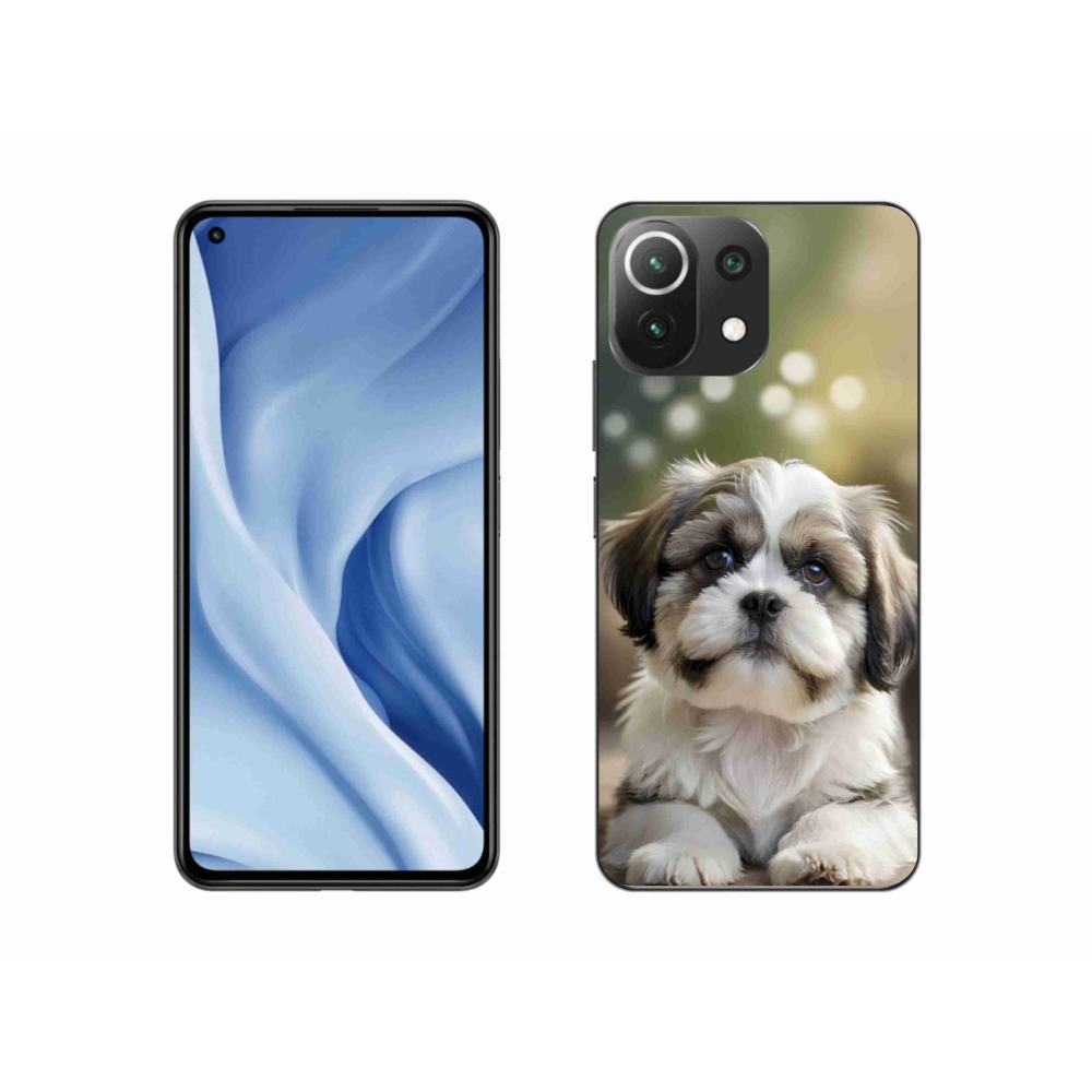 Gélburkolat mmCase a Xiaomi 11 Lite 5G NE számára - aranyos shih-tzu