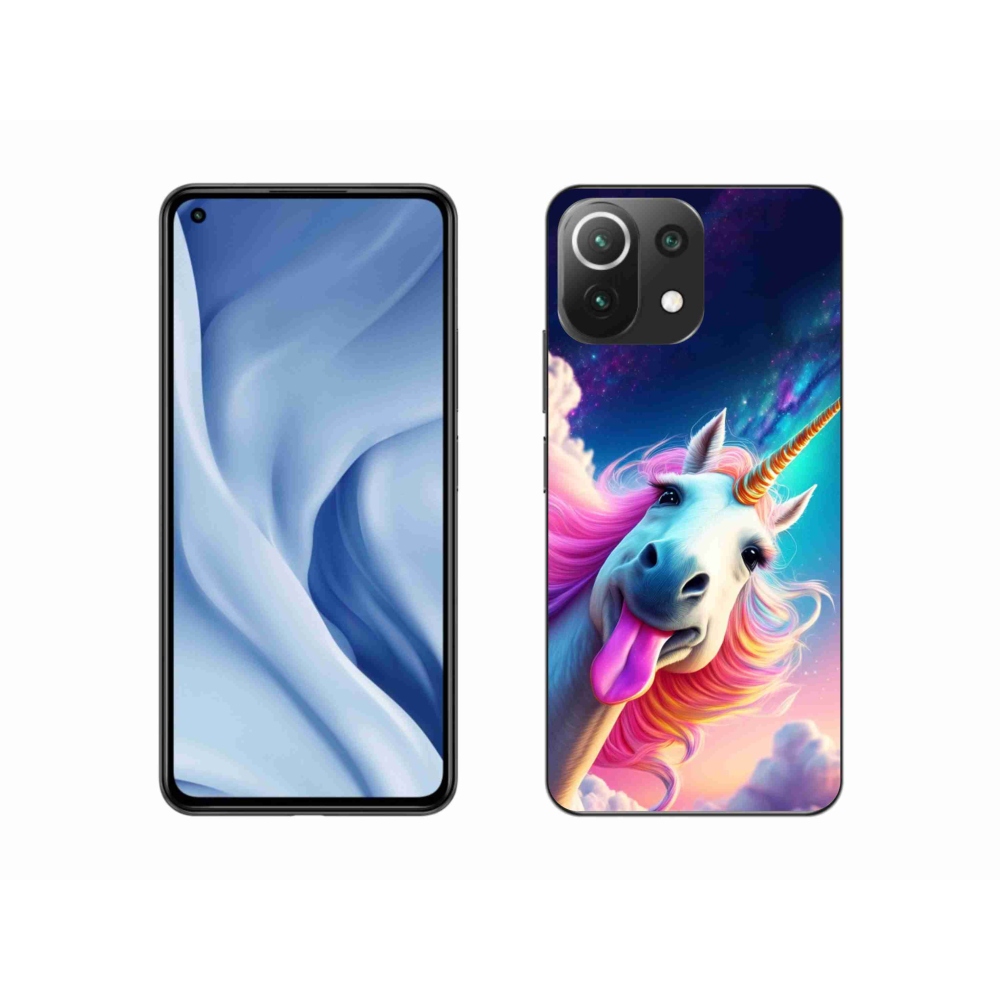 Gél borítás mmCase a Xiaomi 11 Lite 5G NE számára - őrült egyszarvú