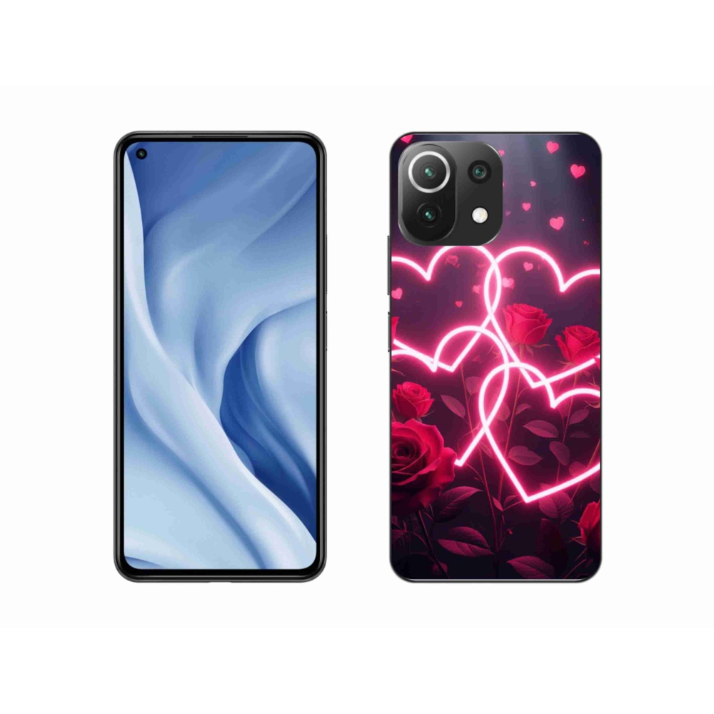 Gélburkolat mmCase a Xiaomi 11 Lite 5G NE számára - Szerelem szíve