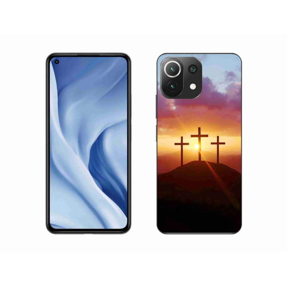 Gélburkolat mmCase a Xiaomi 11 Lite 5G NE-n - három kereszt
