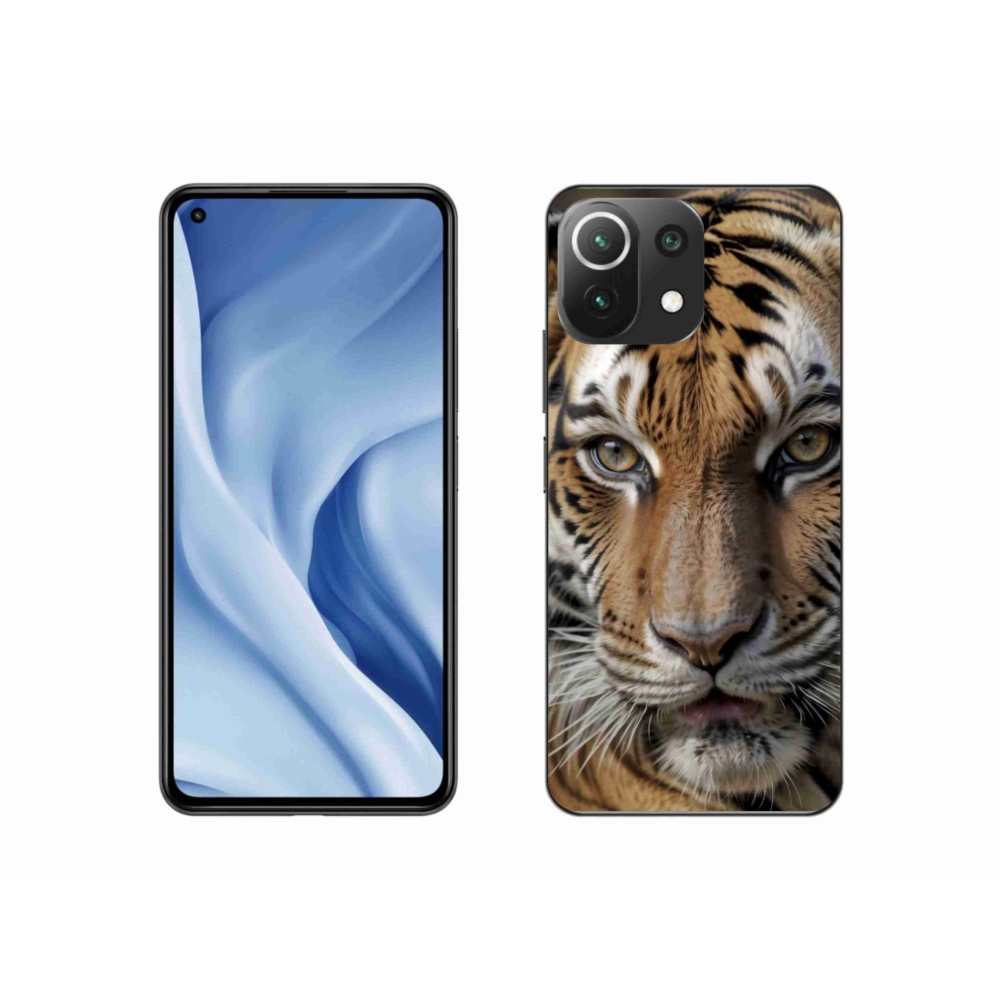 Gél borítás mmCase a Xiaomi 11 Lite 5G NE - tigris nézet