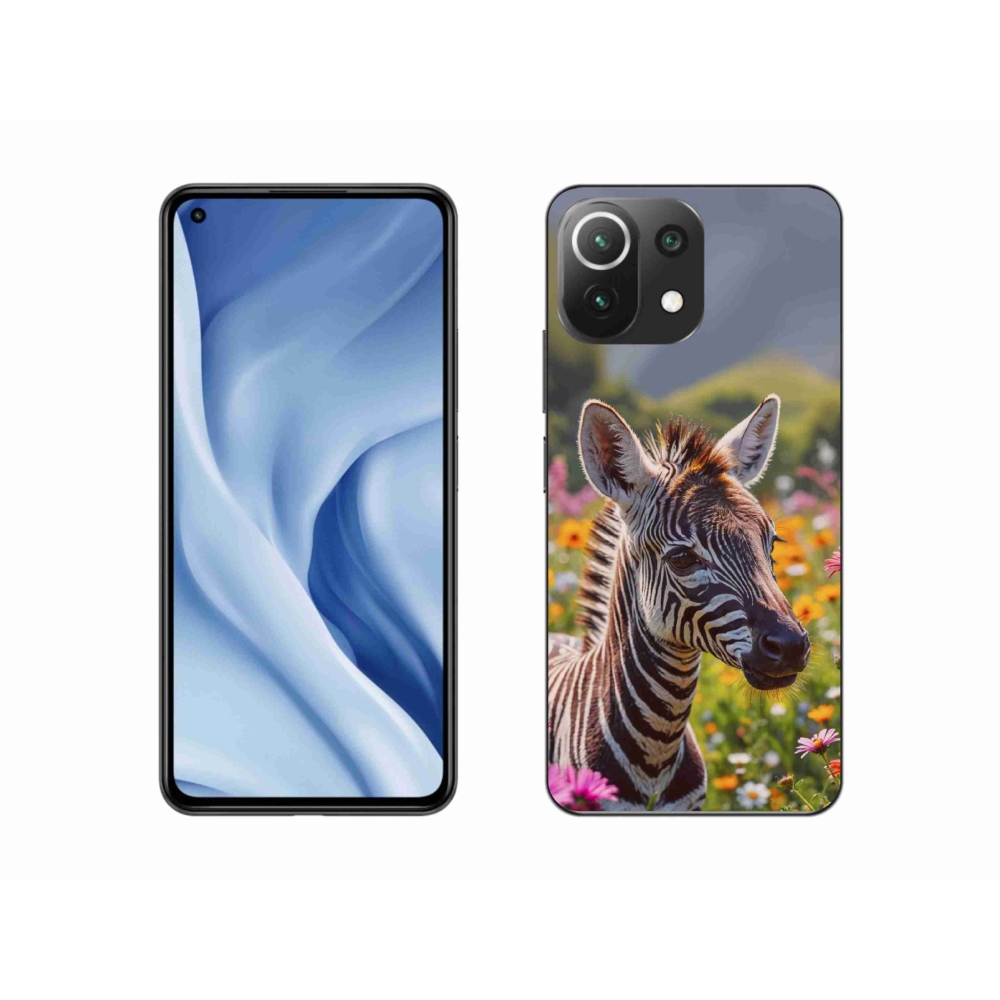 Gélburkolat mmCase a Xiaomi 11 Lite 5G NE számára - zebra a réten