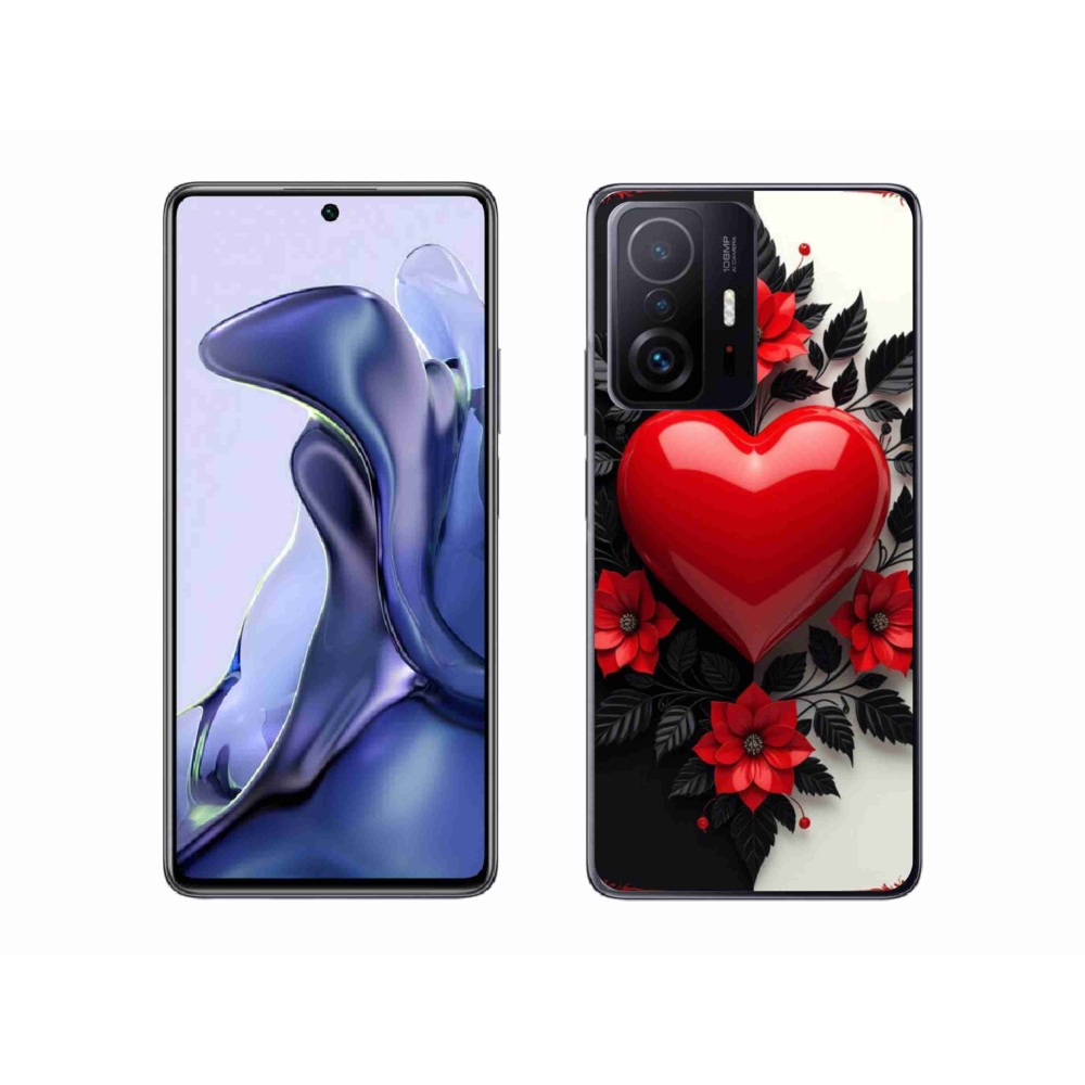 Gél borítás mmCase a Xiaomi 11T-hez - piros szív