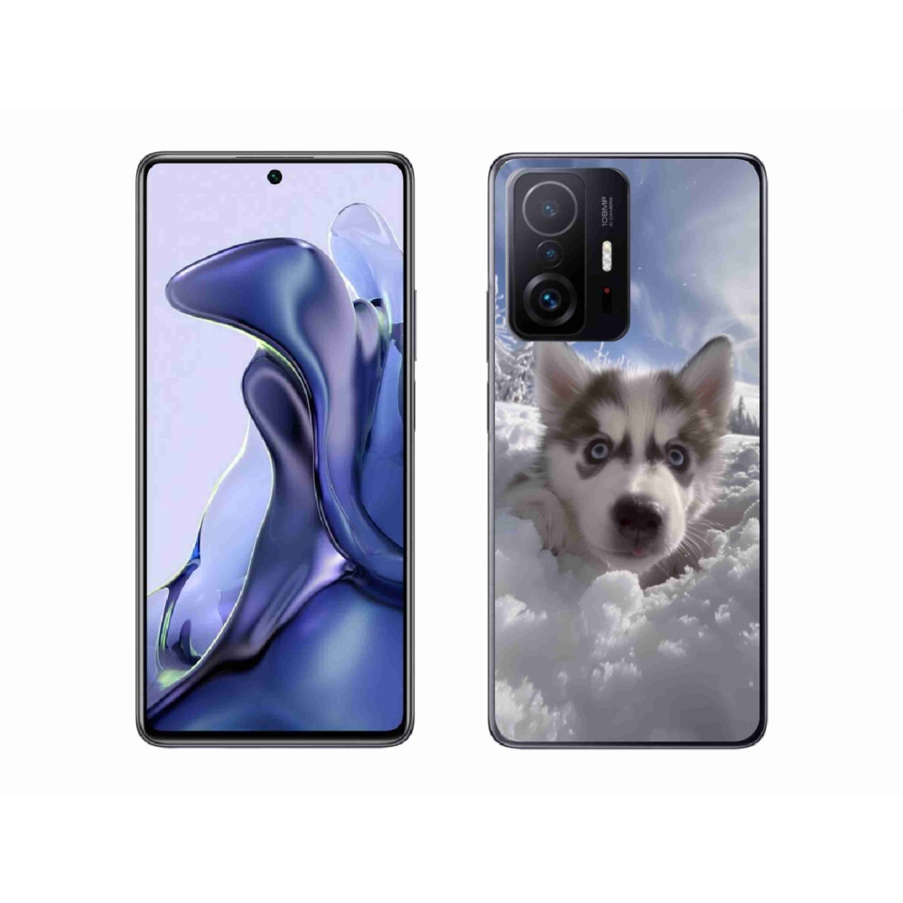 Gél borítás mmCase a Xiaomi 11T-hez - husky a hóban