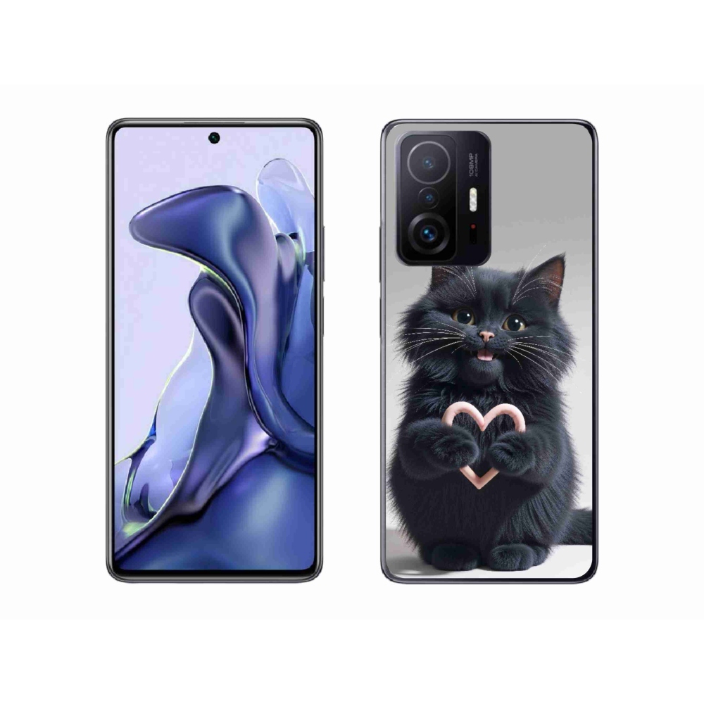 Gél borítás mmCase a Xiaomi 11T-hez - macska szeretet 3