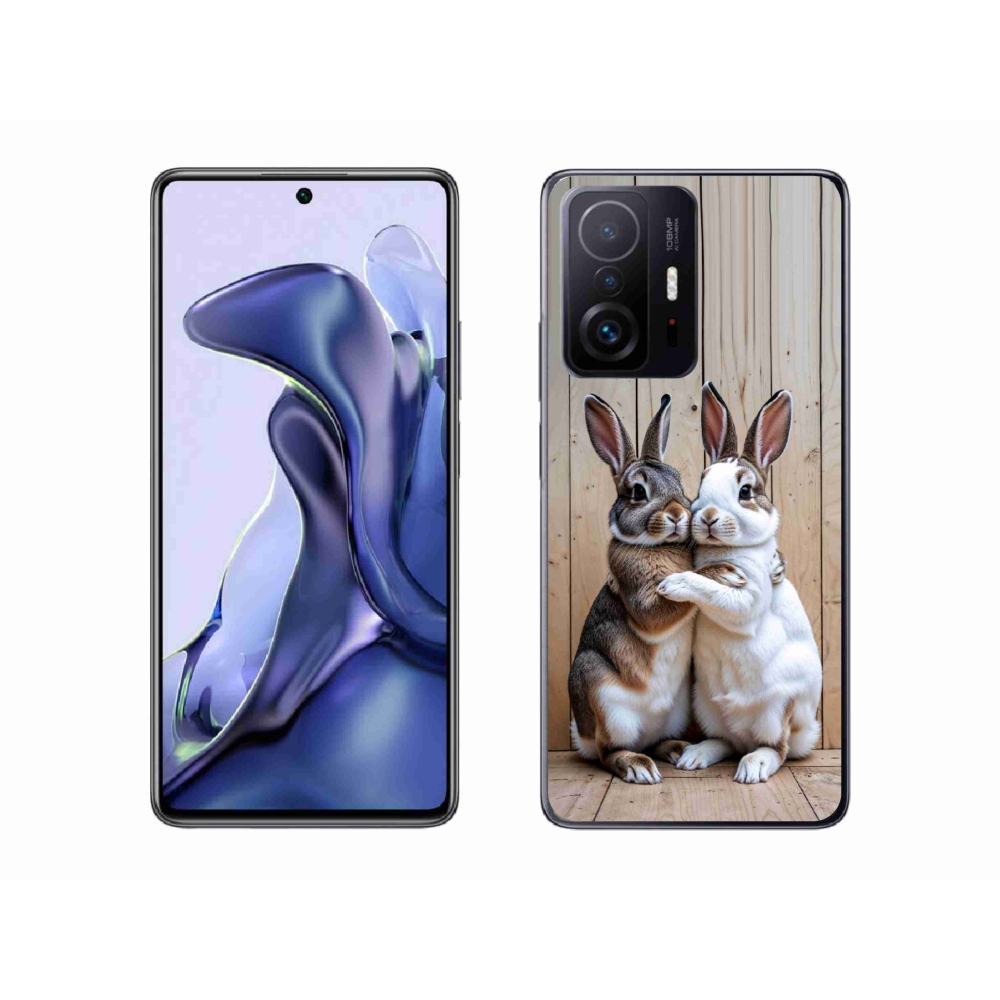 Gél borítás mmCase a Xiaomi 11T-hez - nyúlpár