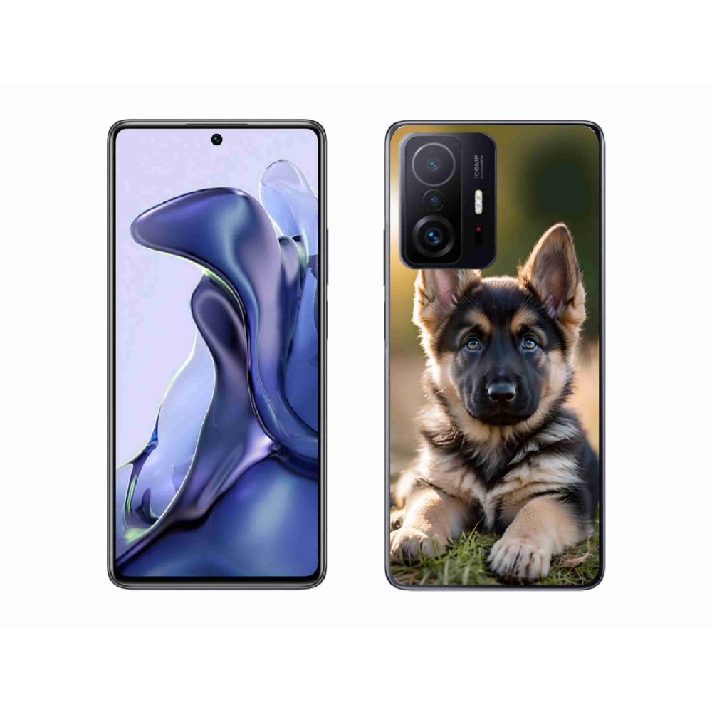 Gél borítás mmCase a Xiaomi 11T-hez - Német juhászkutya a természetben
