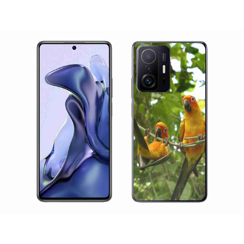Gél borítás mmCase a Xiaomi 11T-hez - papagájok aratingy
