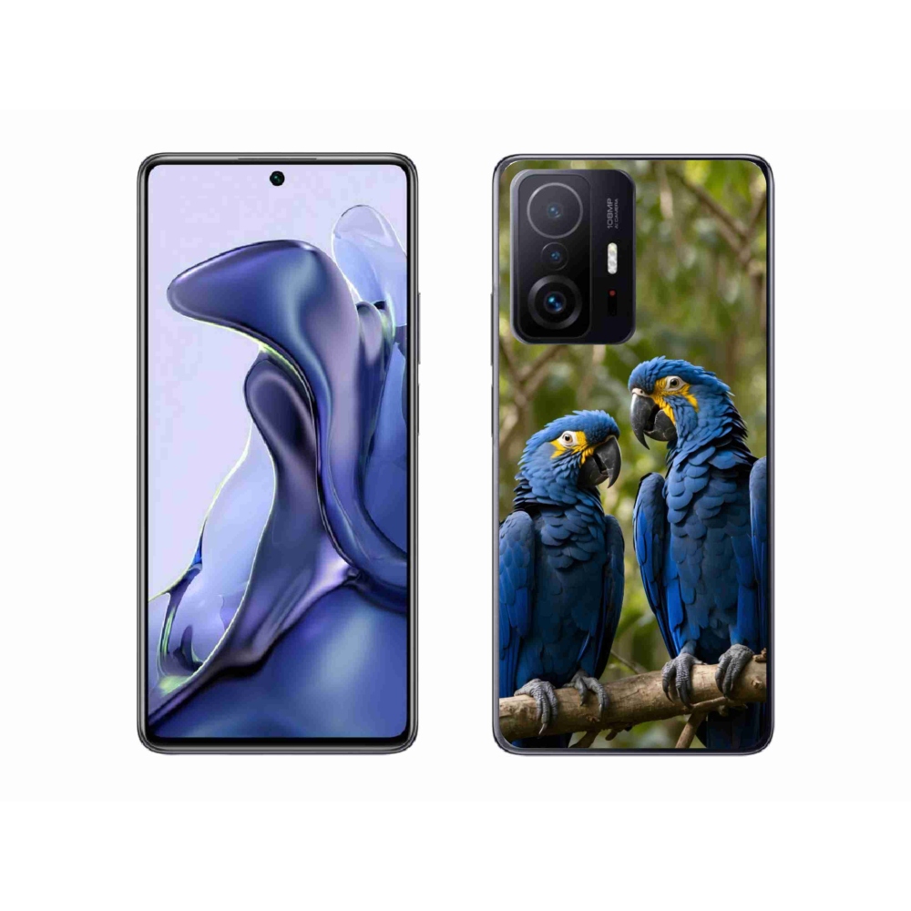 Gél borító mmCase a Xiaomi 11T-hez - papagáj duó