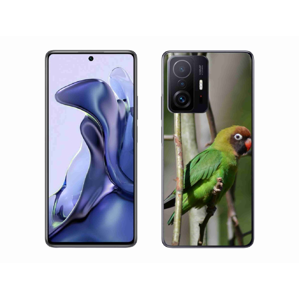 Gél borítás mmCase a Xiaomi 11T-hez - papagáj agapornis