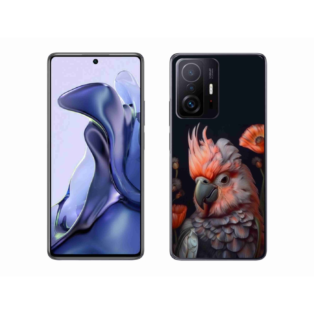Gél borítás mmCase a Xiaomi 11T-hez - papagáj kakadu színekben