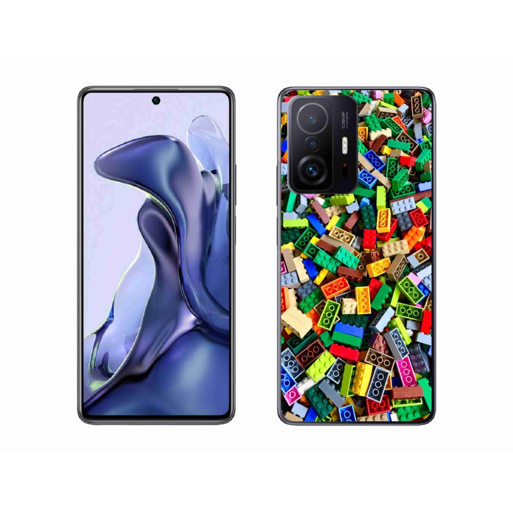 Gél borítás mmCase a Xiaomi 11T Pro számára - színes építőelemek
