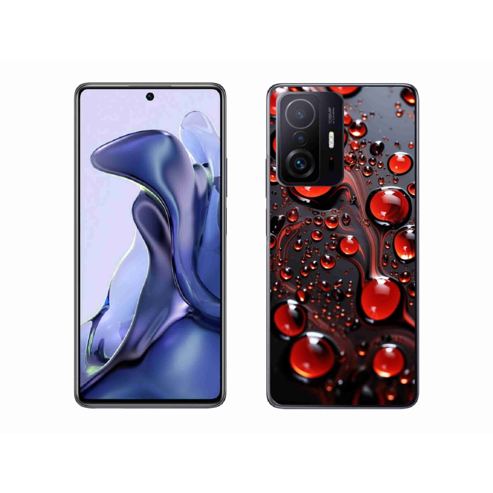 Gél borítás mmCase a Xiaomi 11T Pro-hoz - piros csepp 2