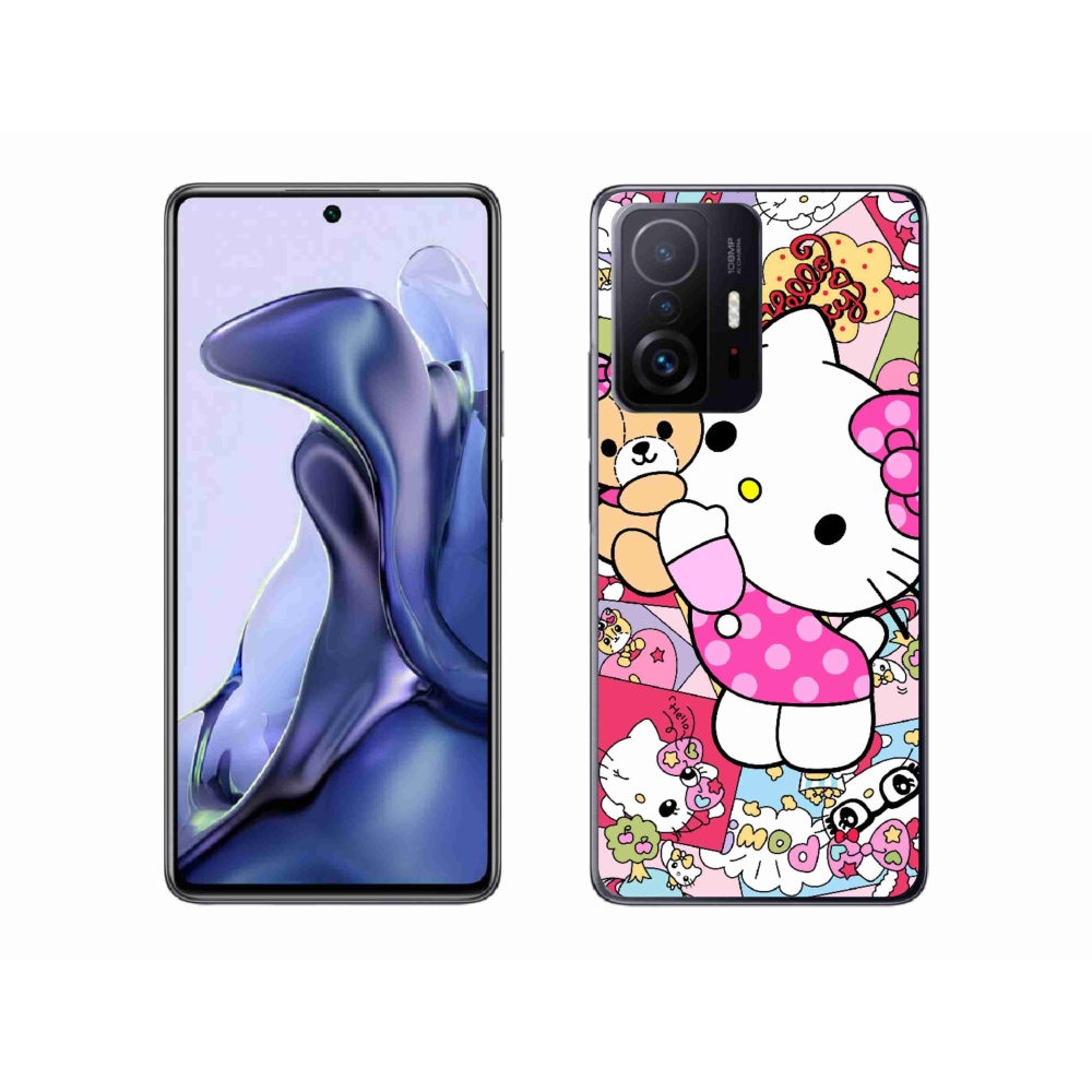 Gél borítás mmCase a Xiaomi 11T Pro számára - aranyos cica