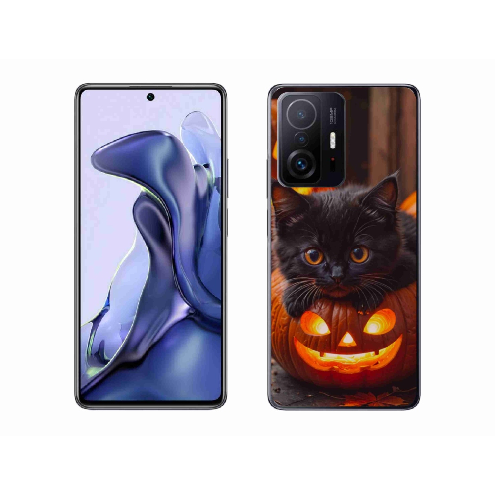 Gél borítás mmCase a Xiaomi 11T Pro számára - cica és tök