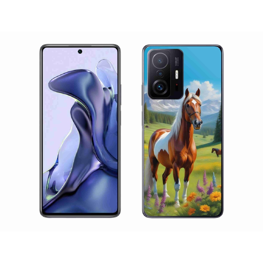 Gél borítás mmCase a Xiaomi 11T Pro számára - ló a réten