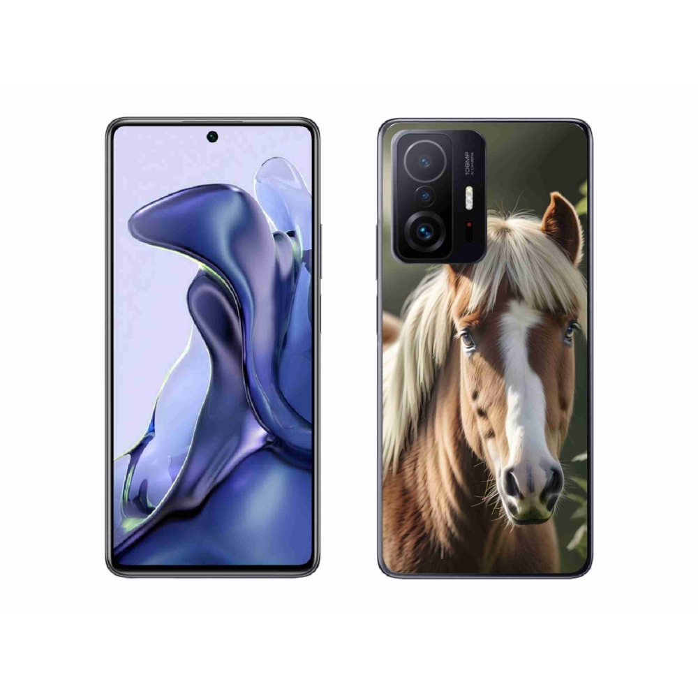 Gél borítás mmCase a Xiaomi 11T Pro számára - ló könnyű sörénnyel
