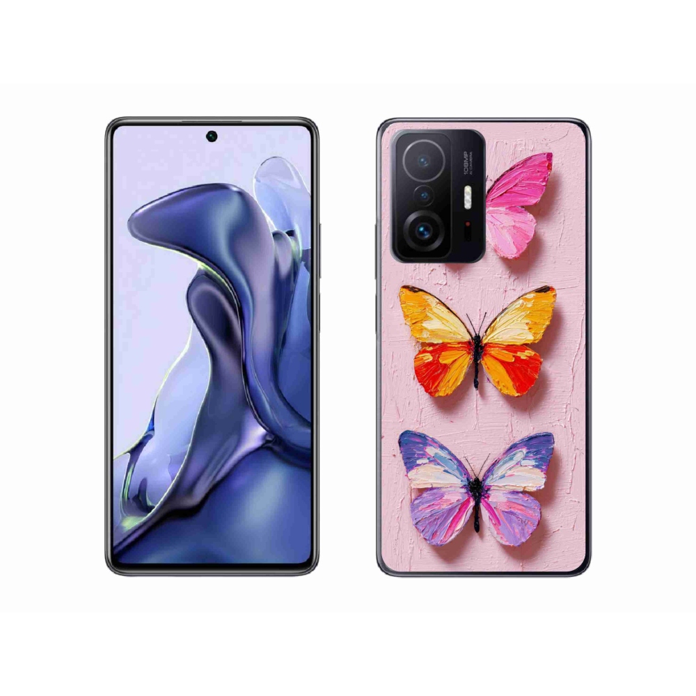 Gél borítás mmCase a Xiaomi 11T Pro számára - pillangó szentháromság