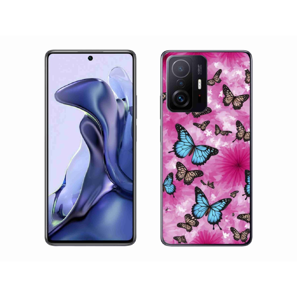 Gél borítás mmCase a Xiaomi 11T Pro számára - pillangókert