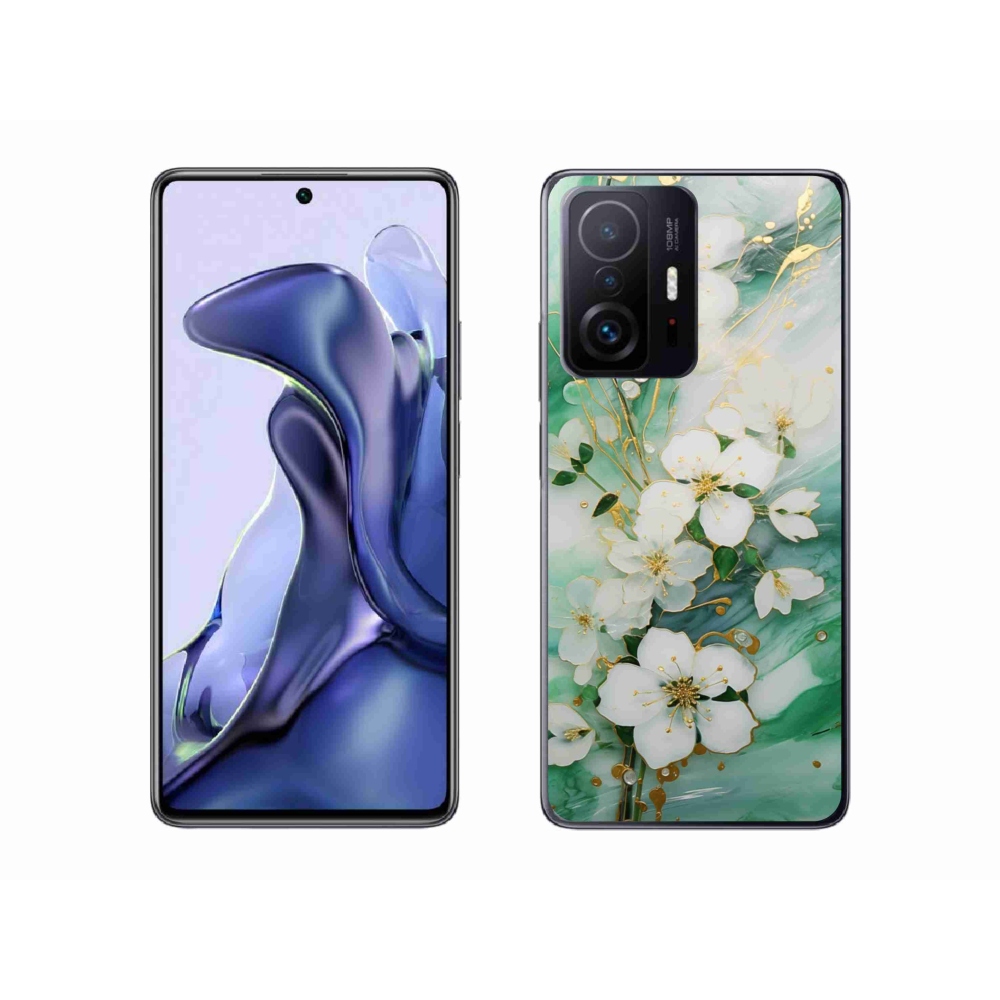 Gél borítás mmCase a Xiaomi 11T Pro számára - finom virágok