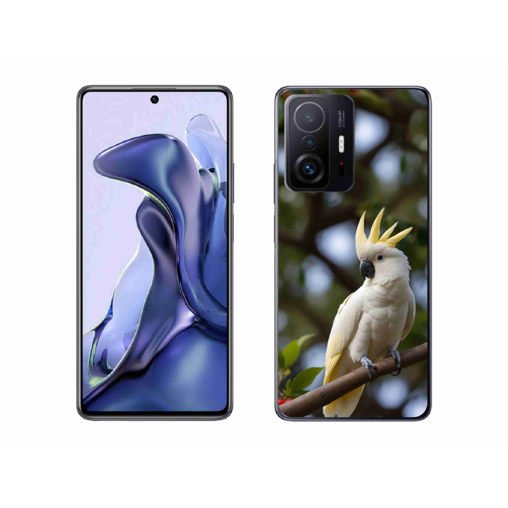 Gél borítás mmCase a Xiaomi 11T Pro számára - papagáj kakadu 3