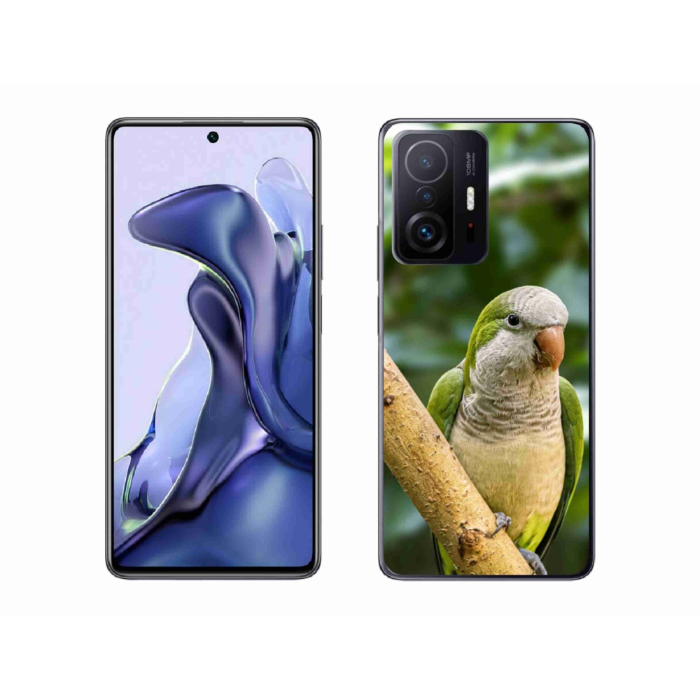 Gél borítás mmCase a Xiaomi 11T Pro számára - papagáj
