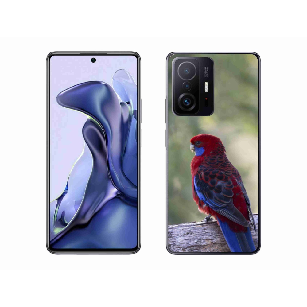 Gél borítás mmCase a Xiaomi 11T Pro számára - papagáj rosela