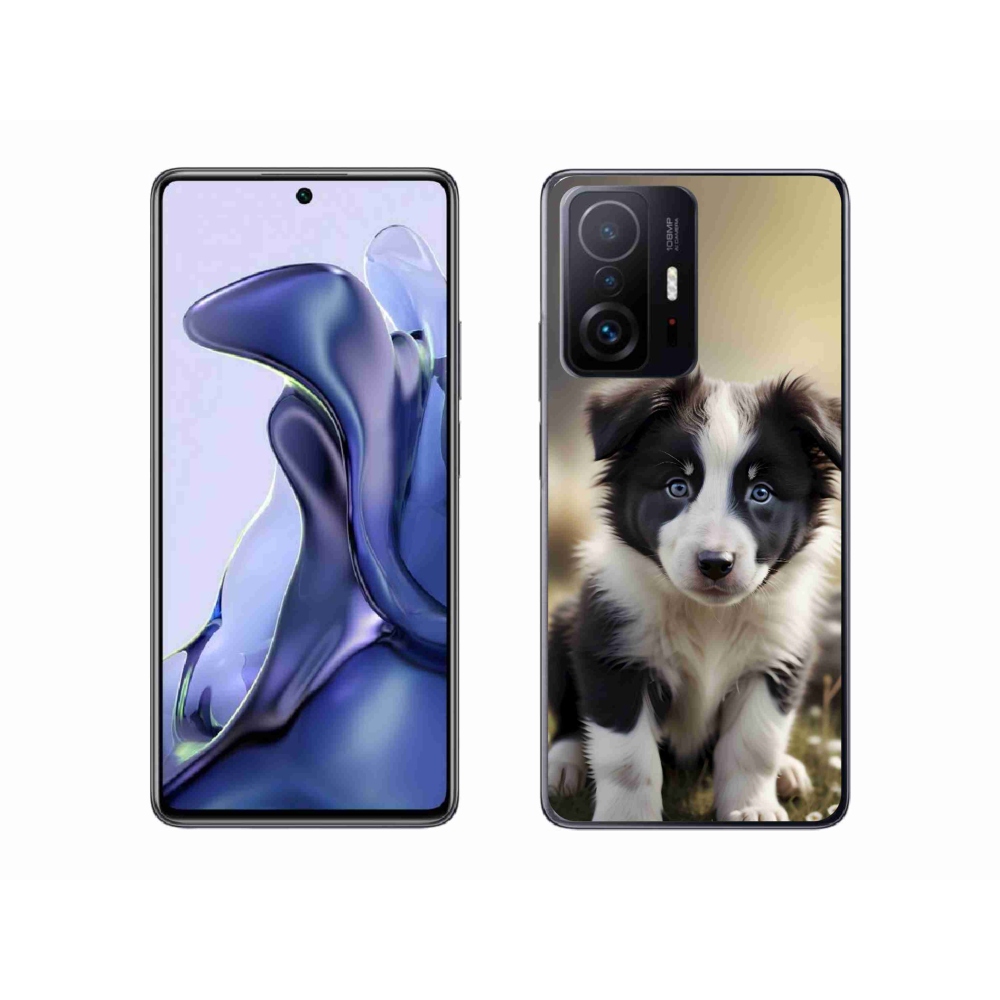 Gél borító mmCase a Xiaomi 11T Pro számára - aranyos border collie