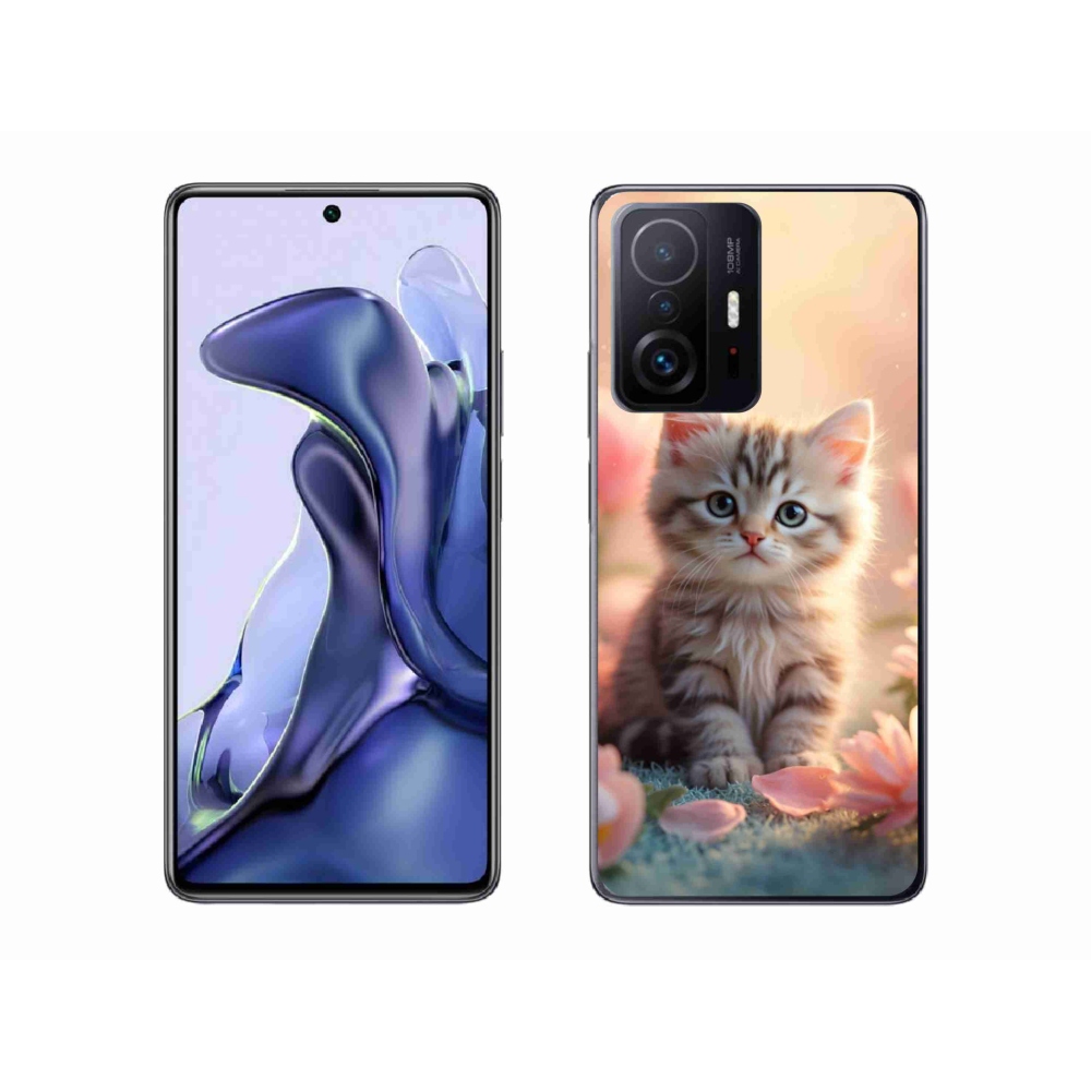 Gél borítás mmCase a Xiaomi 11T Pro számára - aranyos cica 8