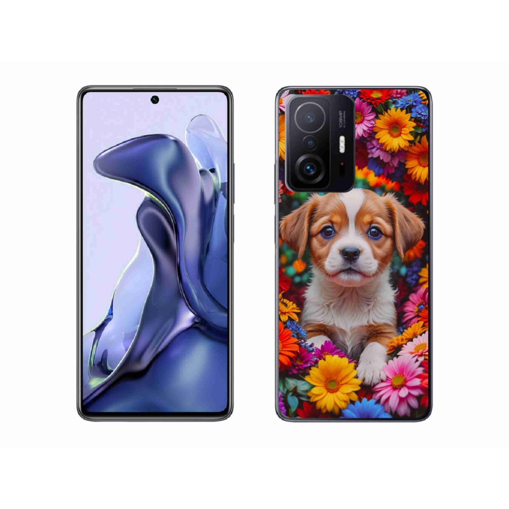 Gél borítás mmCase a Xiaomi 11T Pro számára - aranyos kiskutya