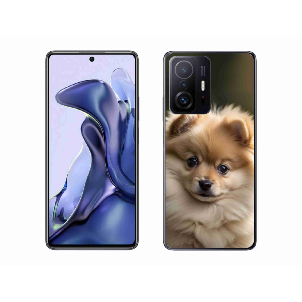 Gél borítás mmCase a Xiaomi 11T Pro számára - aranyos pomerániai 2