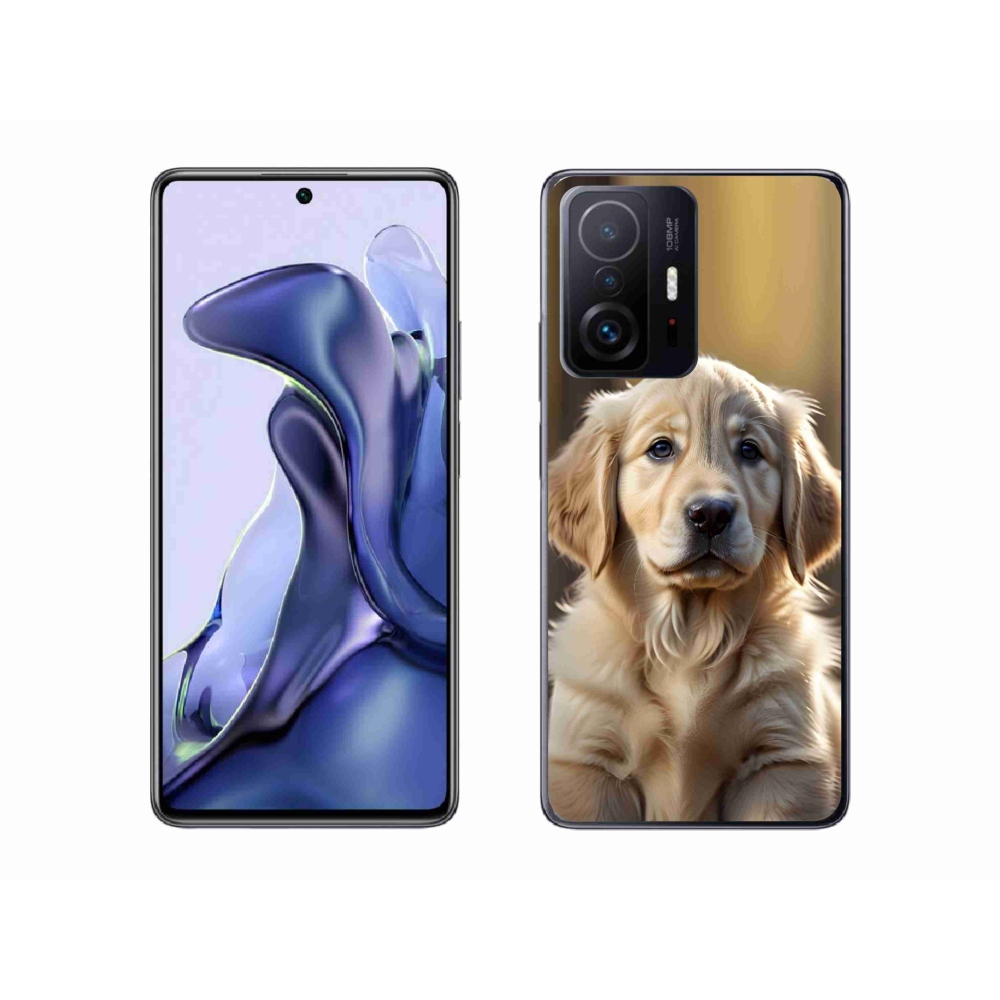 Gél borítás mmCase a Xiaomi 11T Pro számára - aranyos arany retriever