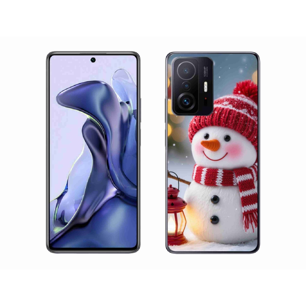 Gél borítás mmCase a Xiaomi 11T Pro számára - hóember 2