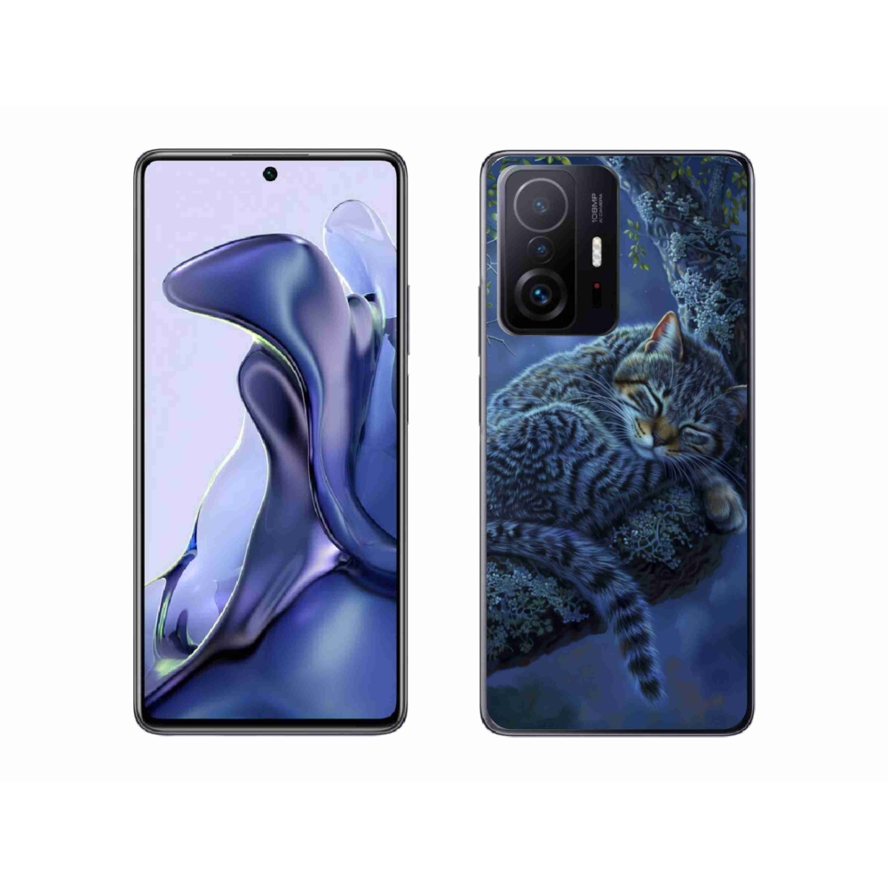 Gél borítás mmCase a Xiaomi 11T Pro számára - alvó macska