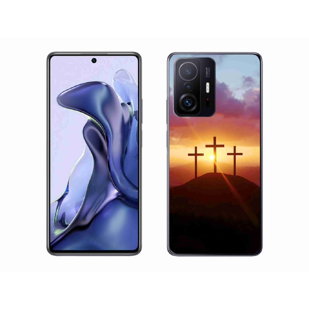 Gél borítás mmCase a Xiaomi 11T Pro számára - három kereszt