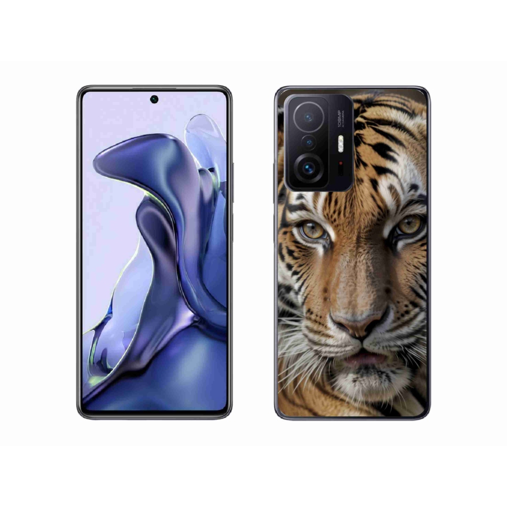 Gél borítás mmCase a Xiaomi 11T Pro számára - tigris nézet