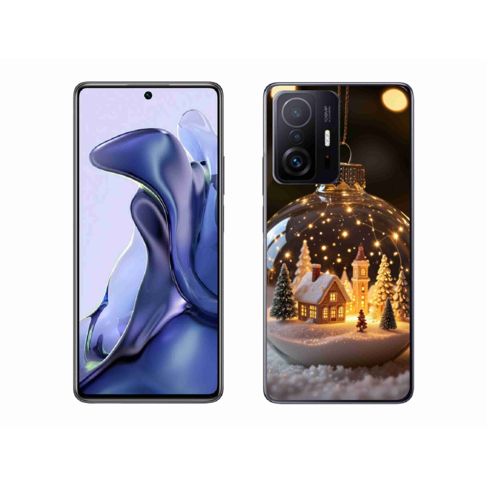 Gél borítás mmCase a Xiaomi 11T Pro számára - Karácsonyi golyók 3