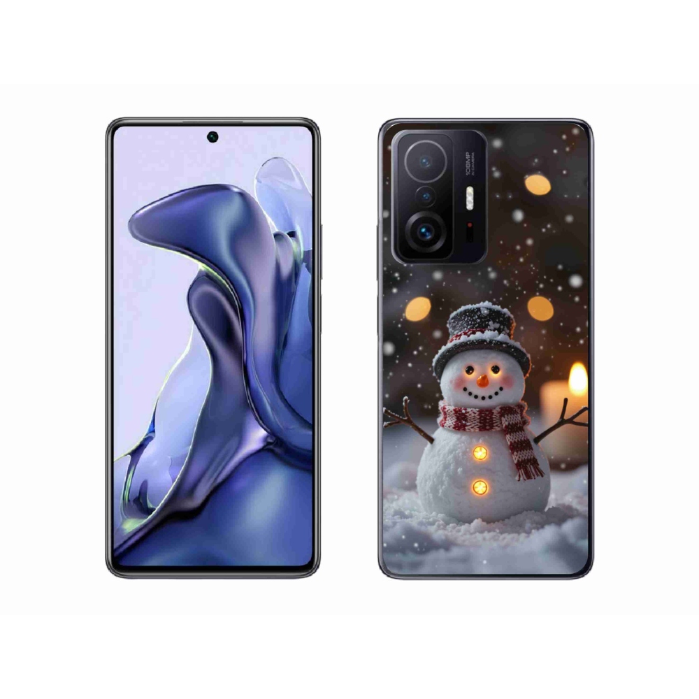 Gél borítás mmCase a Xiaomi 11T Pro számára - boldog hóember
