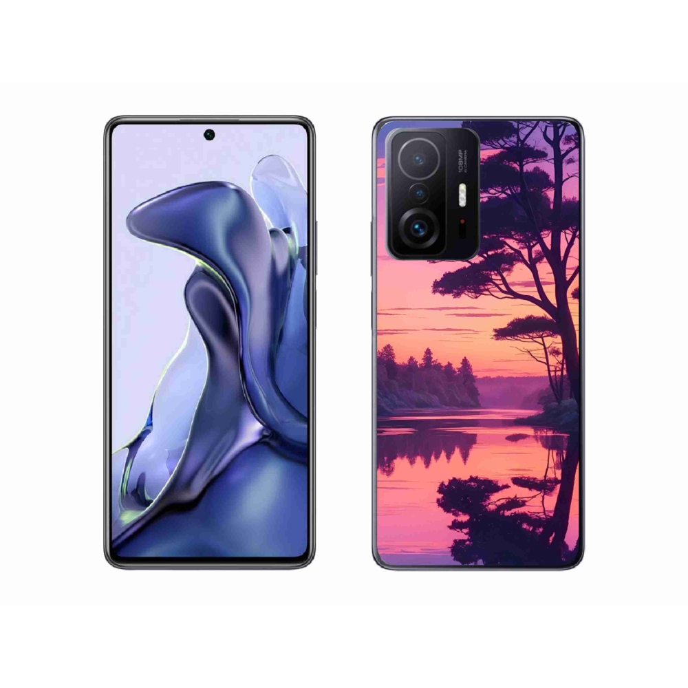 Gél borítás mmCase a Xiaomi 11T Pro számára - naplemente a tó felett