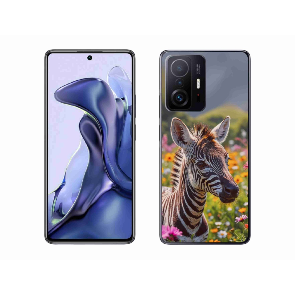 Gél borítás mmCase a Xiaomi 11T Pro számára - zebra a réten