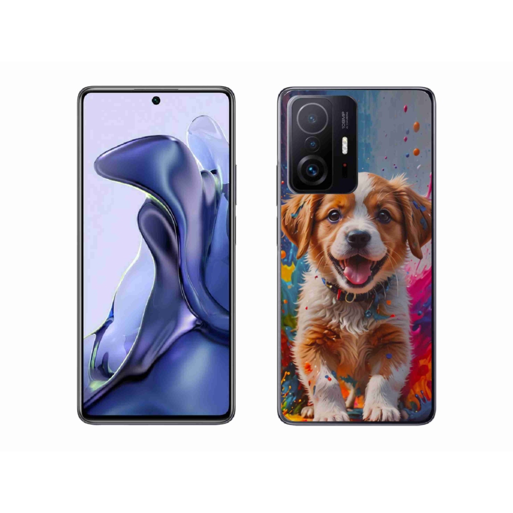 Gél borító mmCase a Xiaomi 11T-hez - aranyos kiskutya 3