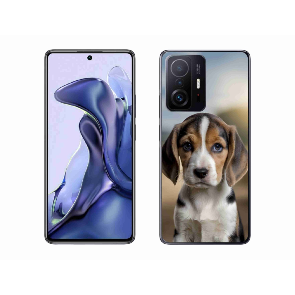 Gél borítás mmCase a Xiaomi 11T-hez - aranyos beagle