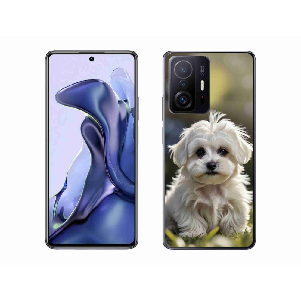 Gél borítás mmCase a Xiaomi 11T-hez - aranyos máltai kutya