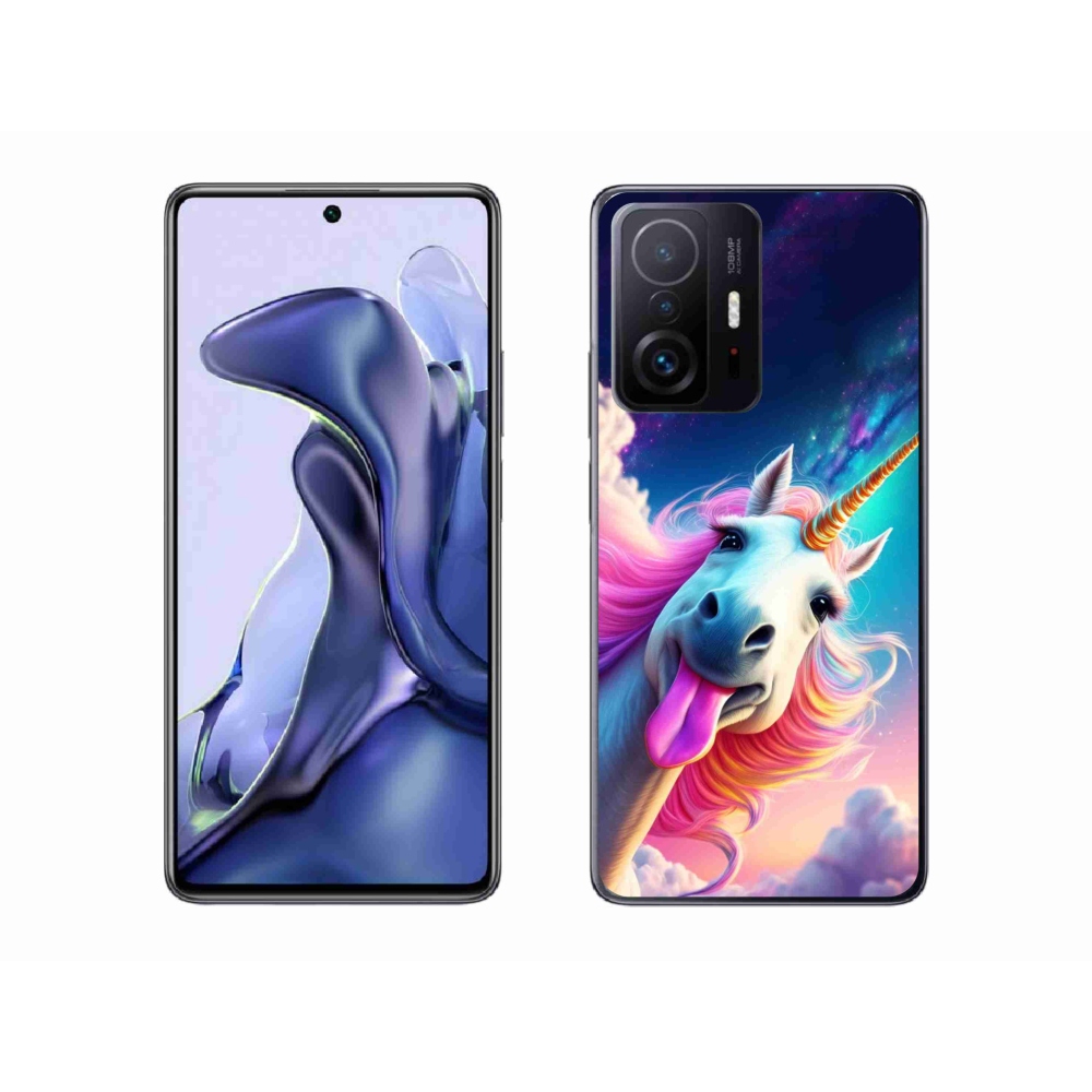 Gél borítás mmCase a Xiaomi 11T-hez - őrült egyszarvú