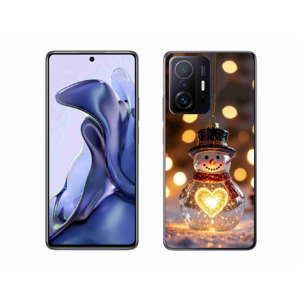 Gél borítás mmCase a Xiaomi 11T-hez - karácsonyi hóember