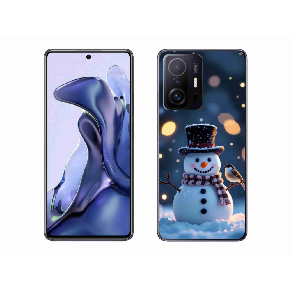 Gél borítás mmCase a Xiaomi 11T-hez - karácsonyi hóember