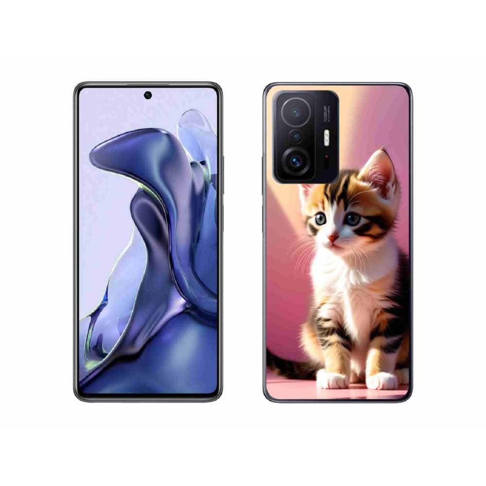 Gél borítás mmCase a Xiaomi 11T-hez - kíváncsi cica 2